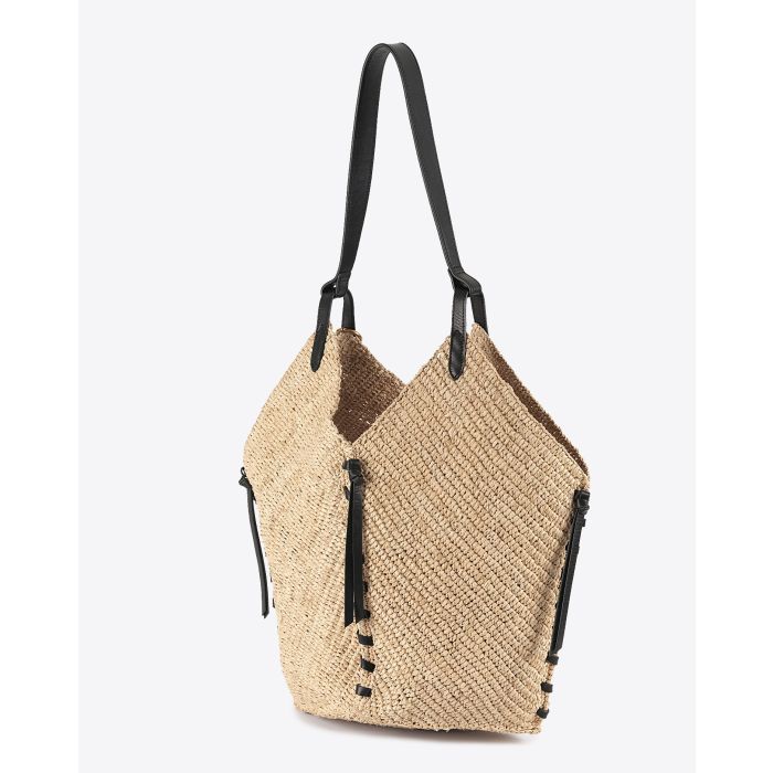 Sac panier Tampa Isabel Marant en raphia naturel. 