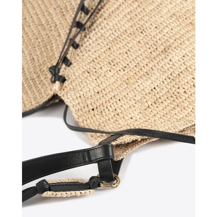 Sac panier Tampa Isabel Marant en raphia naturel. 