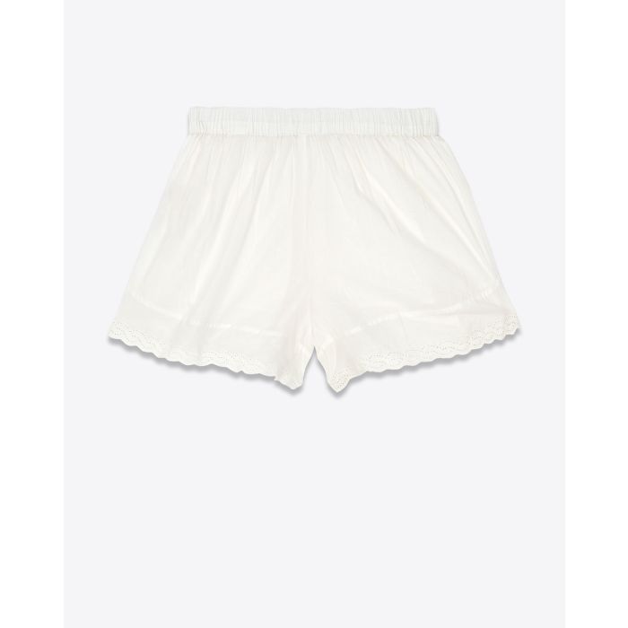 The Great Short Eyelet Blanc