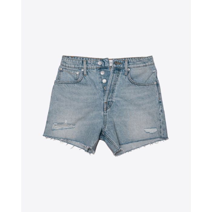Mikuta Short Jean en denim Bleu