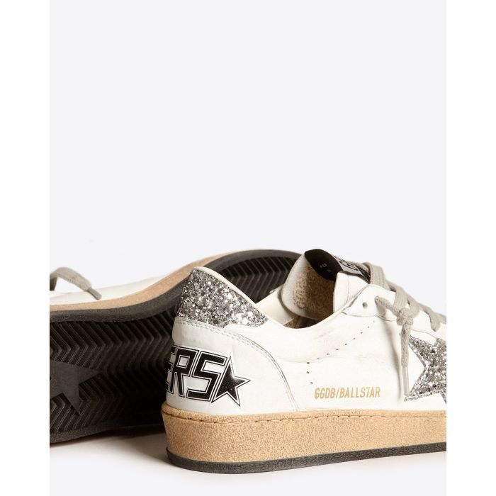 Golden Goose Femme Sneakers Ball Star White Silver 11325 