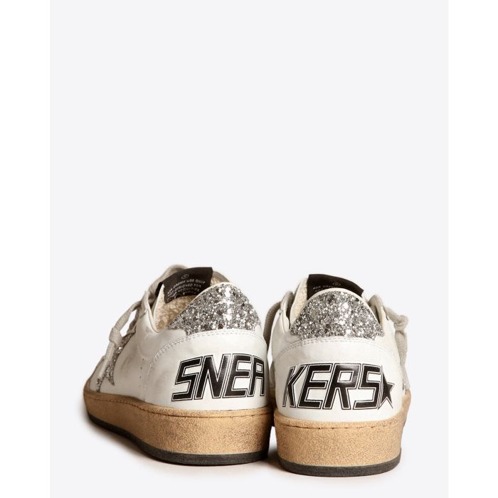 Golden Goose Femme Sneakers Ball Star White Silver 11325 