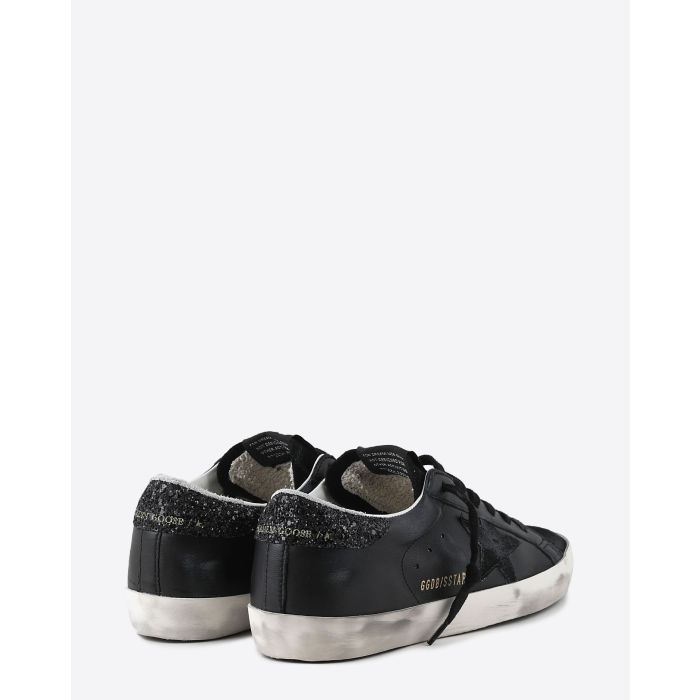 Sneakers Superstar  Golden Goose   Black Suede Glitter
