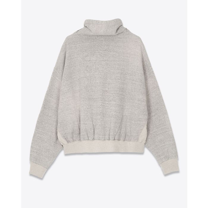 Sweatshirt manches longues R13 gris. Vue dos. 