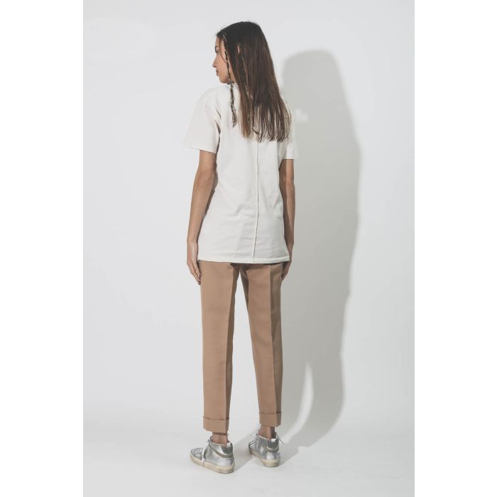Tee-shirt imprimé Aigle Vintage Bing tee white Anine Bing. Porté dos.