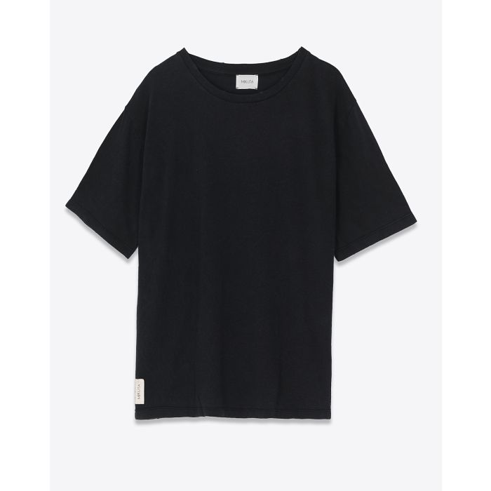 Mikuta Tee-Shirt Coton Vintage Noir