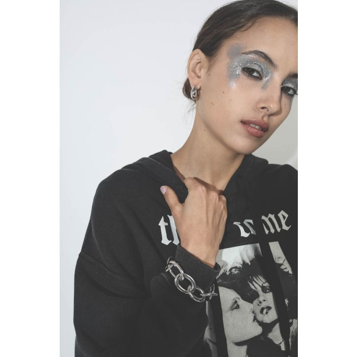 Tom Wood Ice Hoops Medium - Silver  