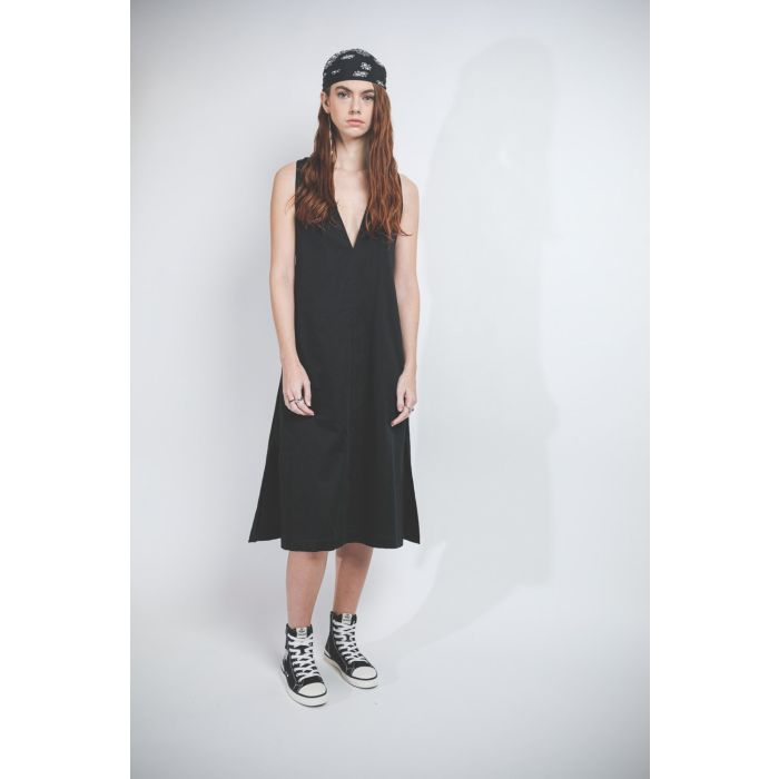 R13 Denim Collection R13 Logo Silk Bandana - Black