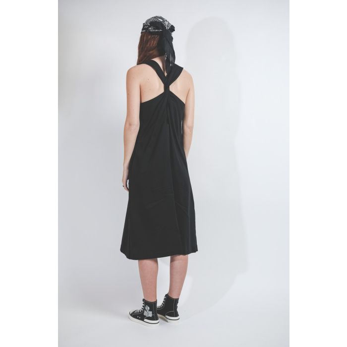 Tom Wood Knot Dress - Pitch Black