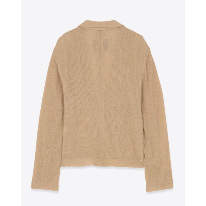 Top Twisted Lapel R13 camel. Vue de dos.