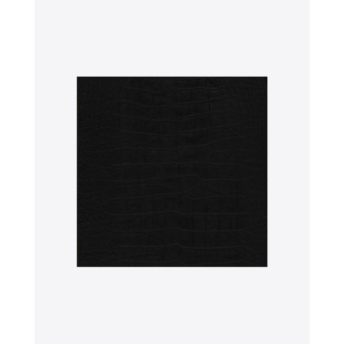 Jérôme Dreyfuss Accessoires Collection Clic Clac XL Soft Vachette Croco Noir  