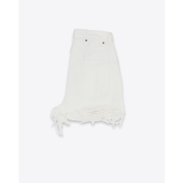 Short Golden Goose WS en denim blanc