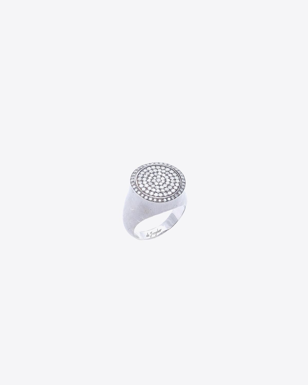 De Jaegher Bague After Midnight – Argent et Diamants Blancs