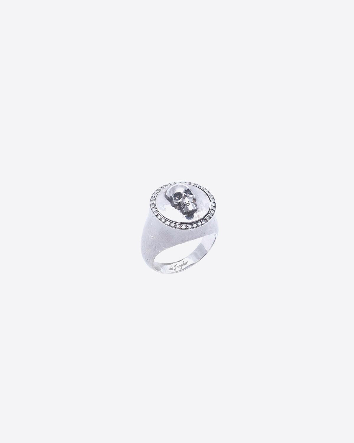 De Jaegher Bague After Midnight – Argent et Diamants Blancs