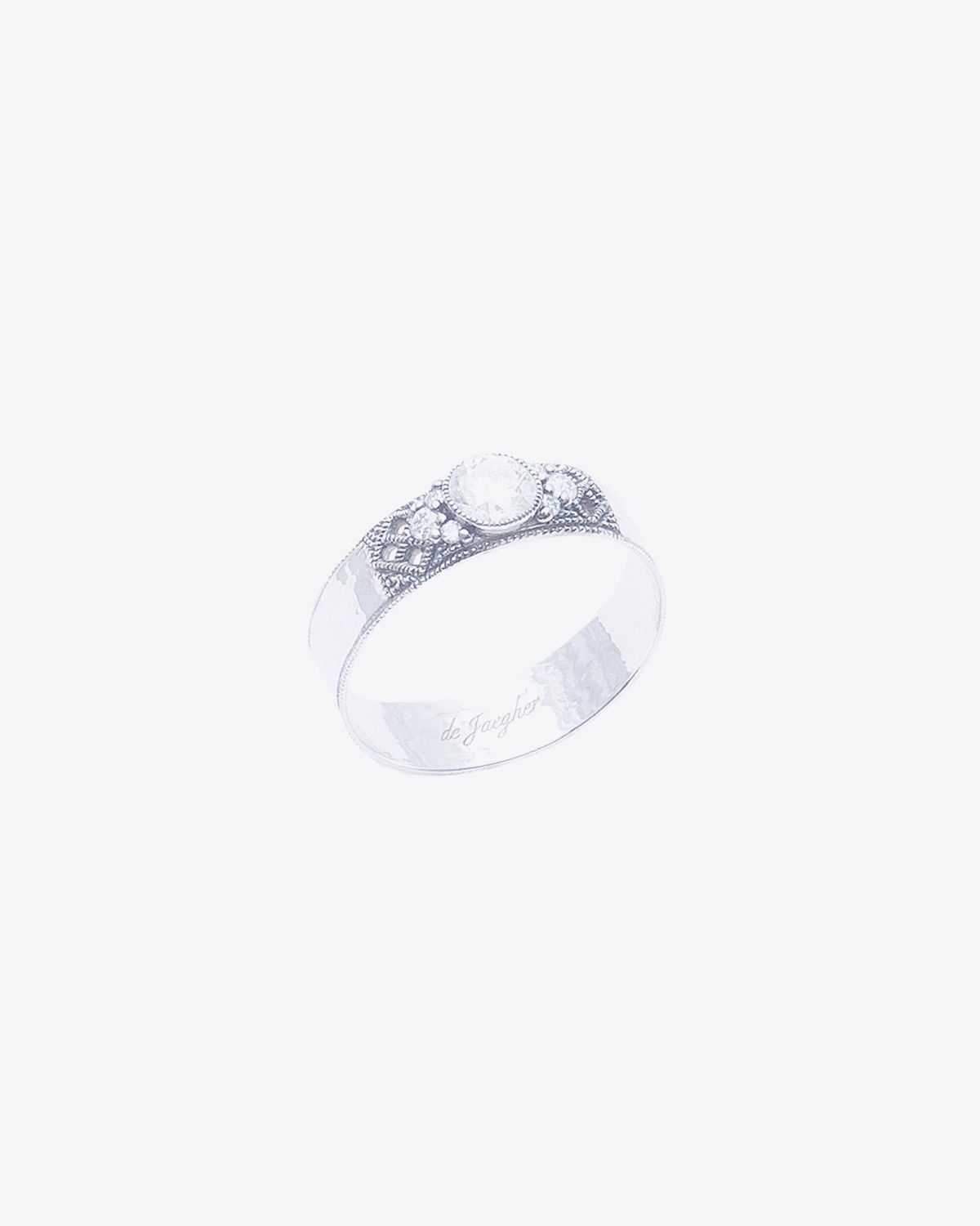De Jaegher Bague Love song – Argent et Diamants