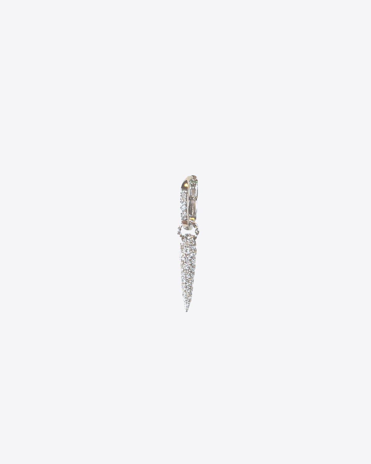 De Jaegher Boucle D'oreille Spicky Spirit Grand Modèle – Or Blanc Diamants