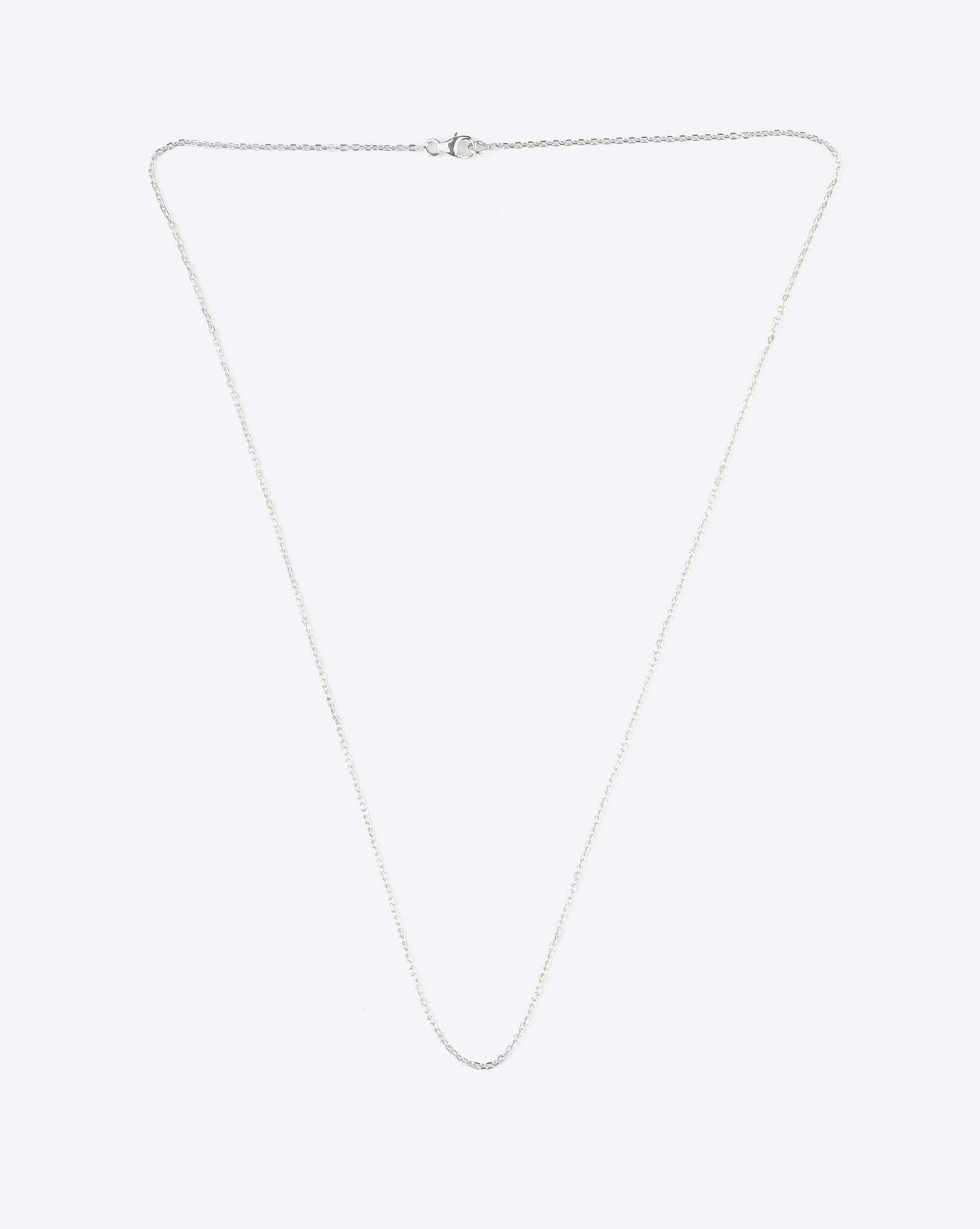 De Jaegher Chaine Maille Forçat Fine – Argent 45 cm