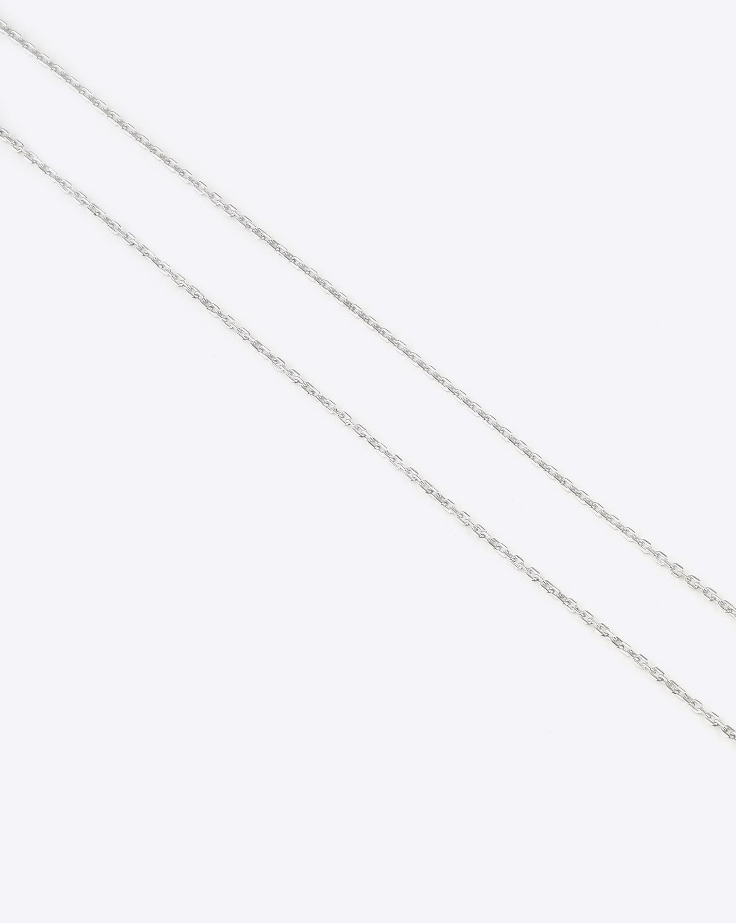 De Jaegher Chaine Maille Forçat Fine – Argent 45 cm