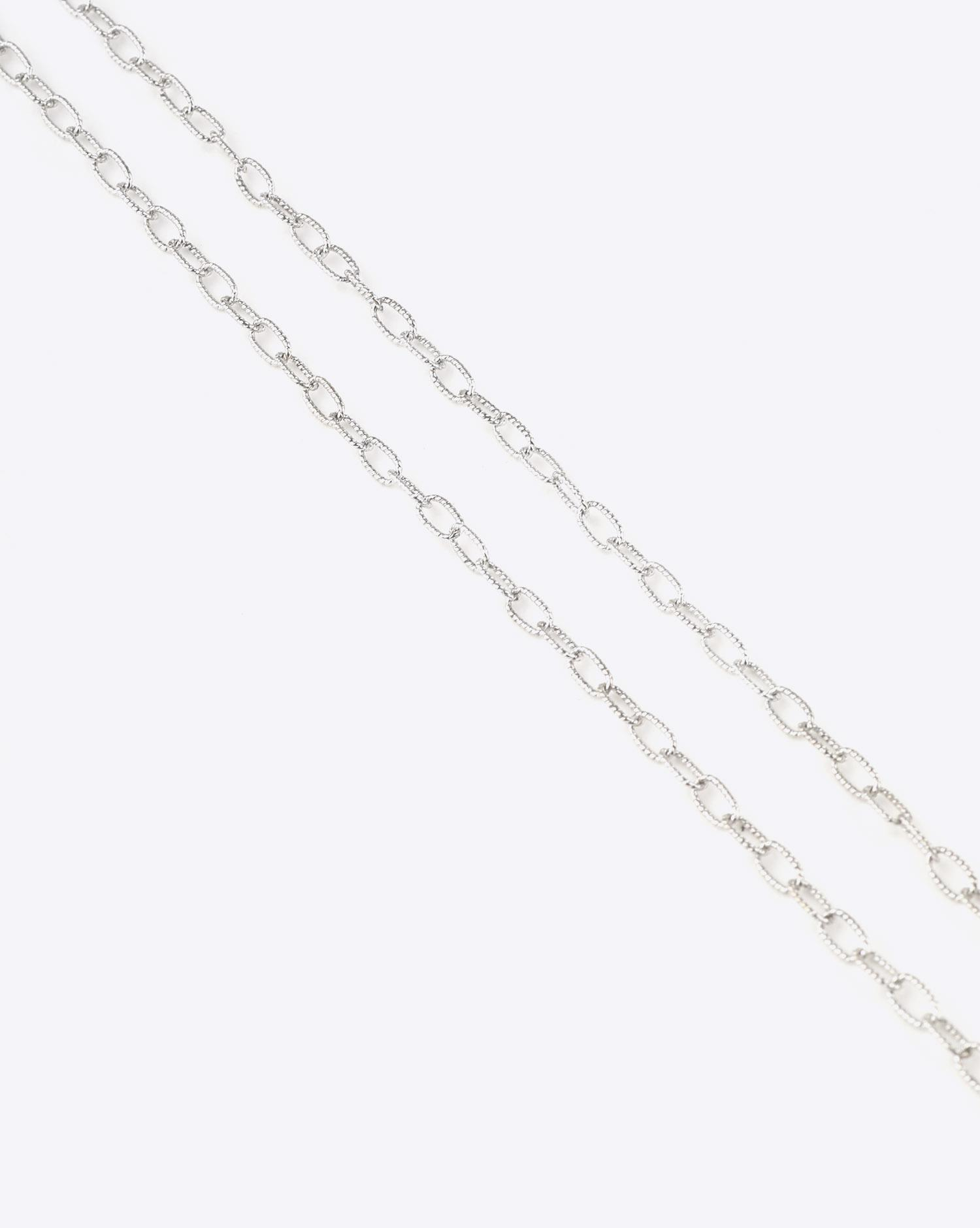 De Jaegher Chaine Maille Torsadée – Argent 55 cm