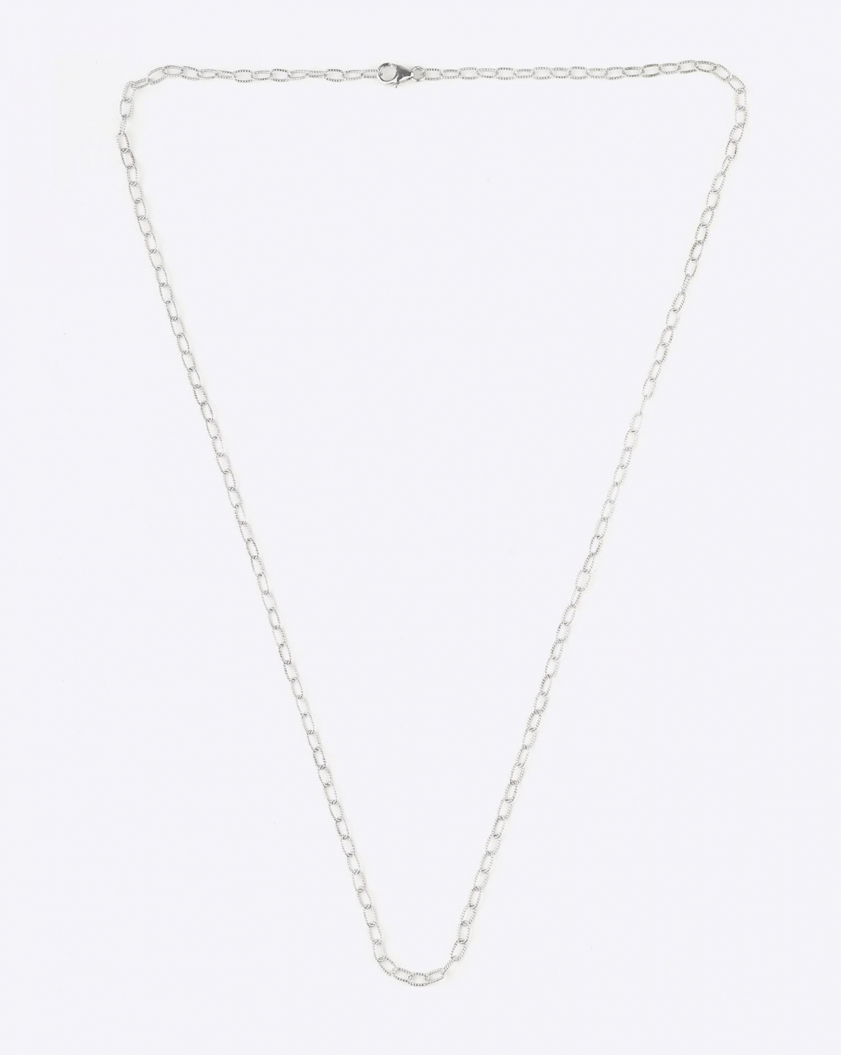 De Jaegher Chaine Maille Torsadée – Argent 75 cm