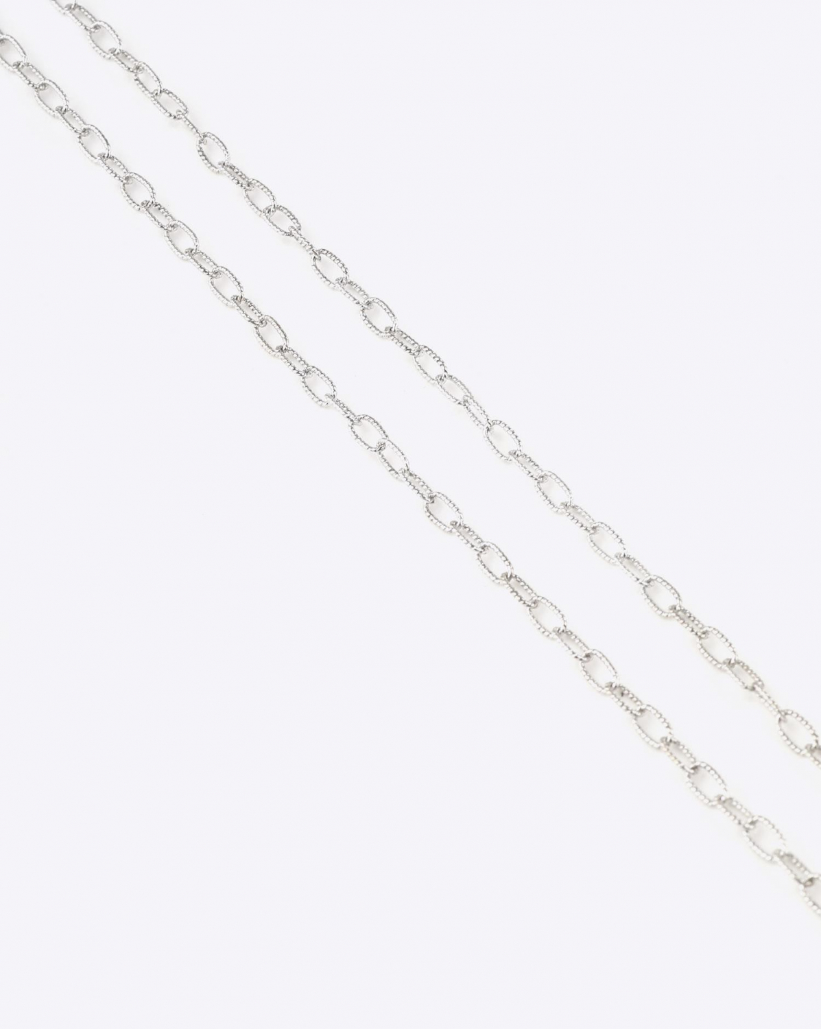 De Jaegher Chaine Maille Torsadée – Argent 75 cm