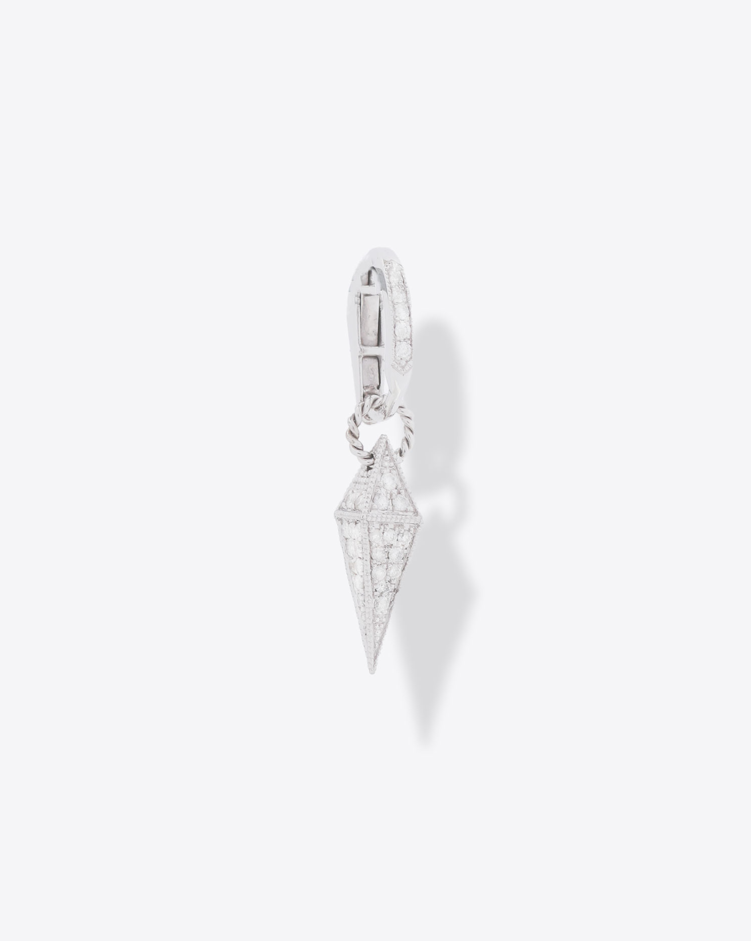 De Jaegher Mini Créole Light Side – Or Blanc et Diamants