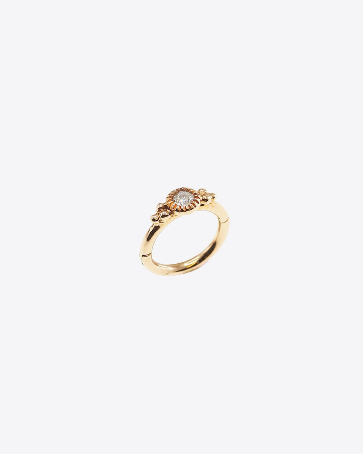 De Jaegher Mini Créole Sunny Bubble – Or Rose Diamants