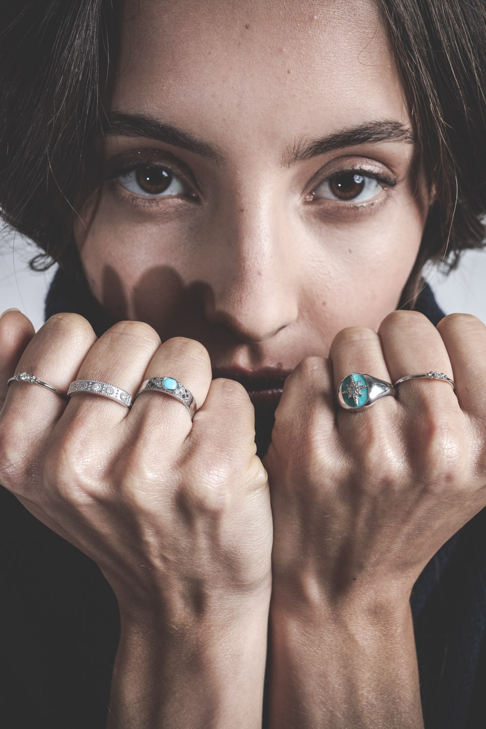 De Jaegher Bague Love Song – Argent et Turquoise