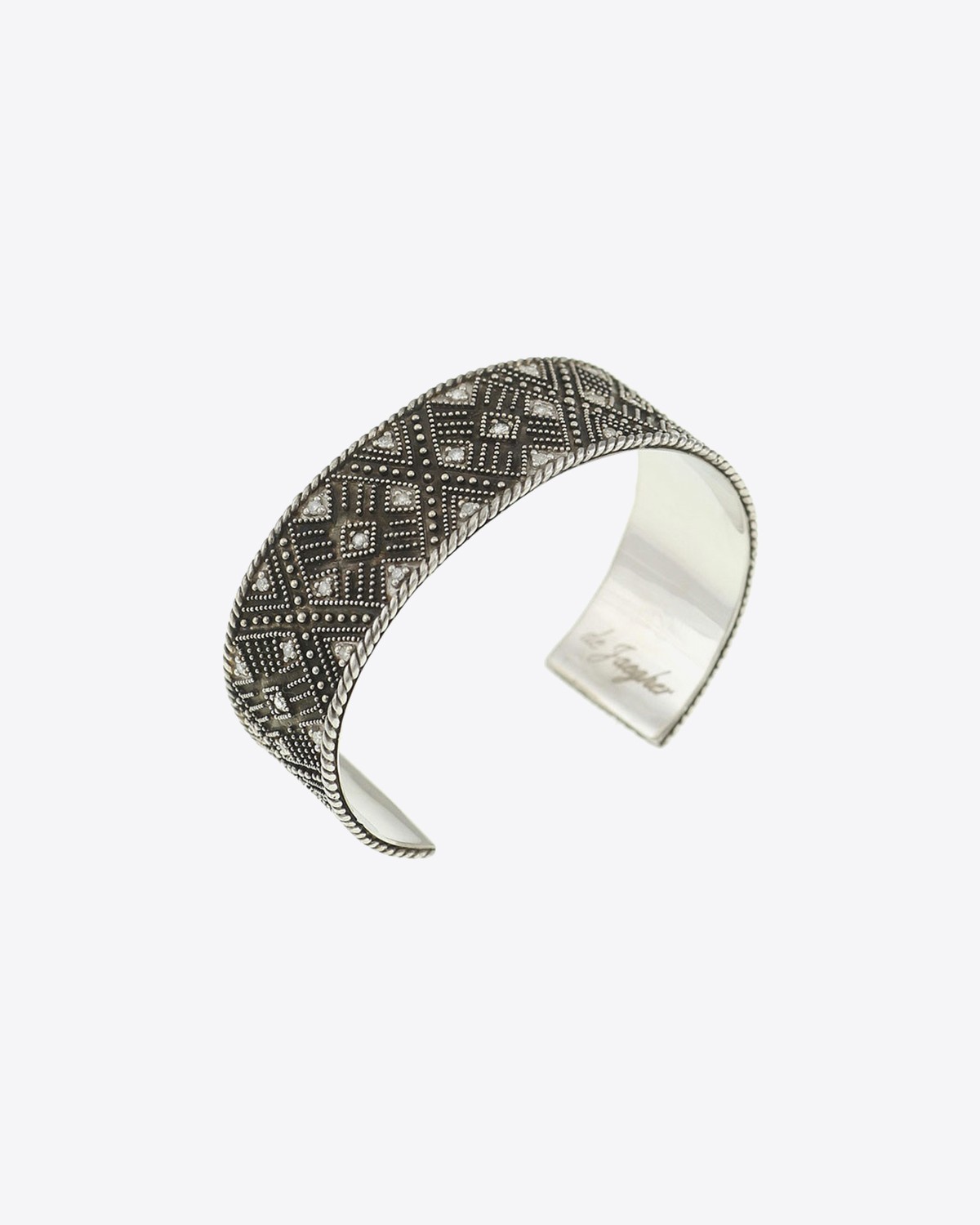 De Jaegher Jonc Arizona Dream – Argent et Diamants
