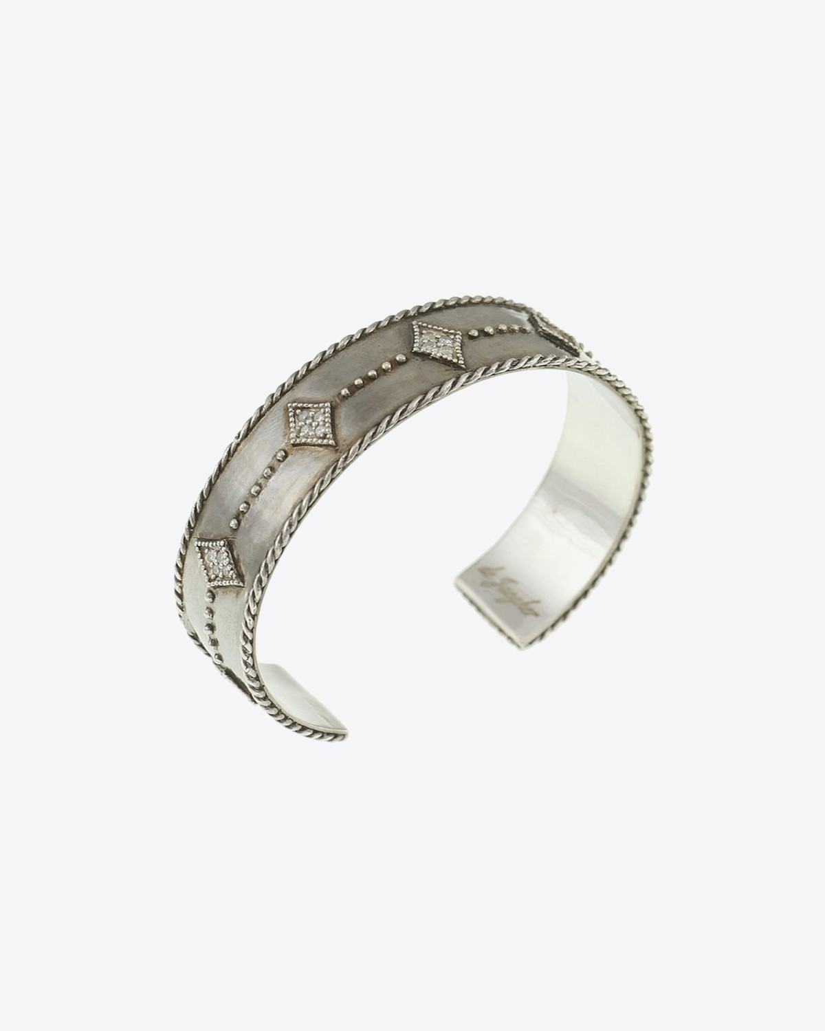 De Jaegher Jonc Seven – Argent et Diamants