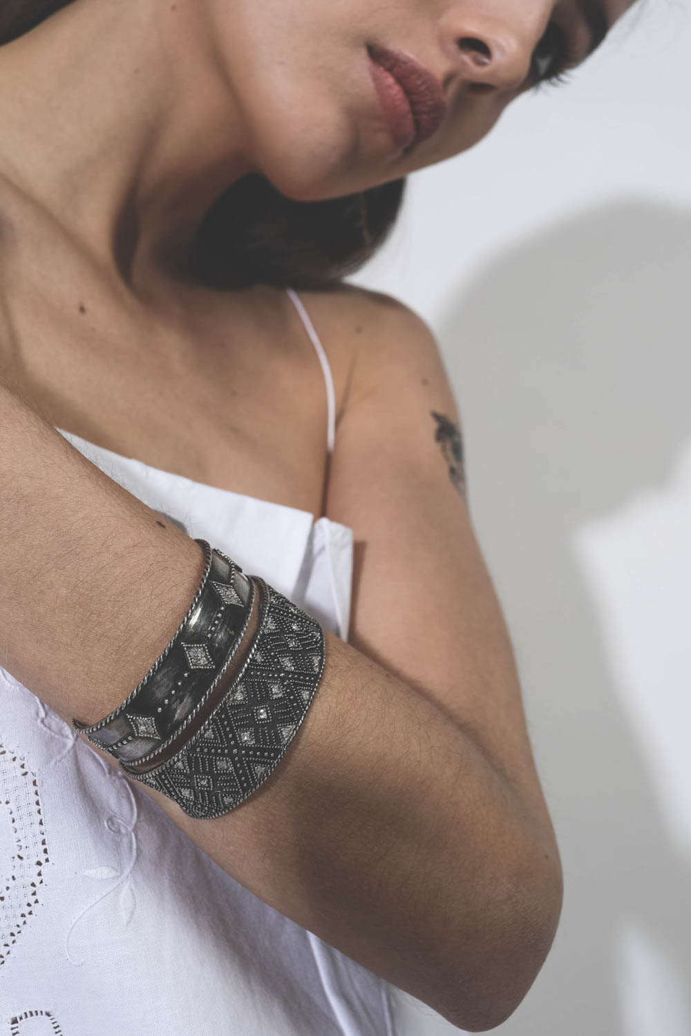 De Jaegher Jonc Seven – Argent et Diamants