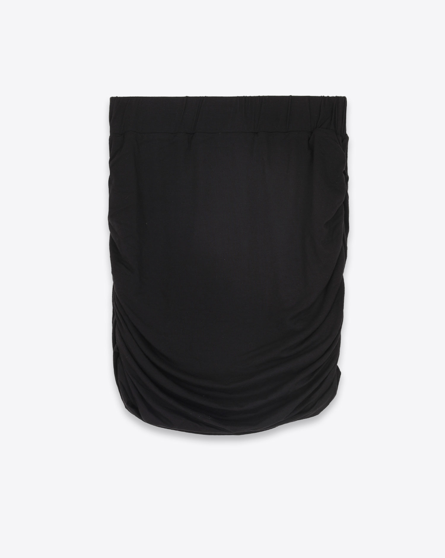 Ragdoll LA Draped Jersey Mini Skirt – Black