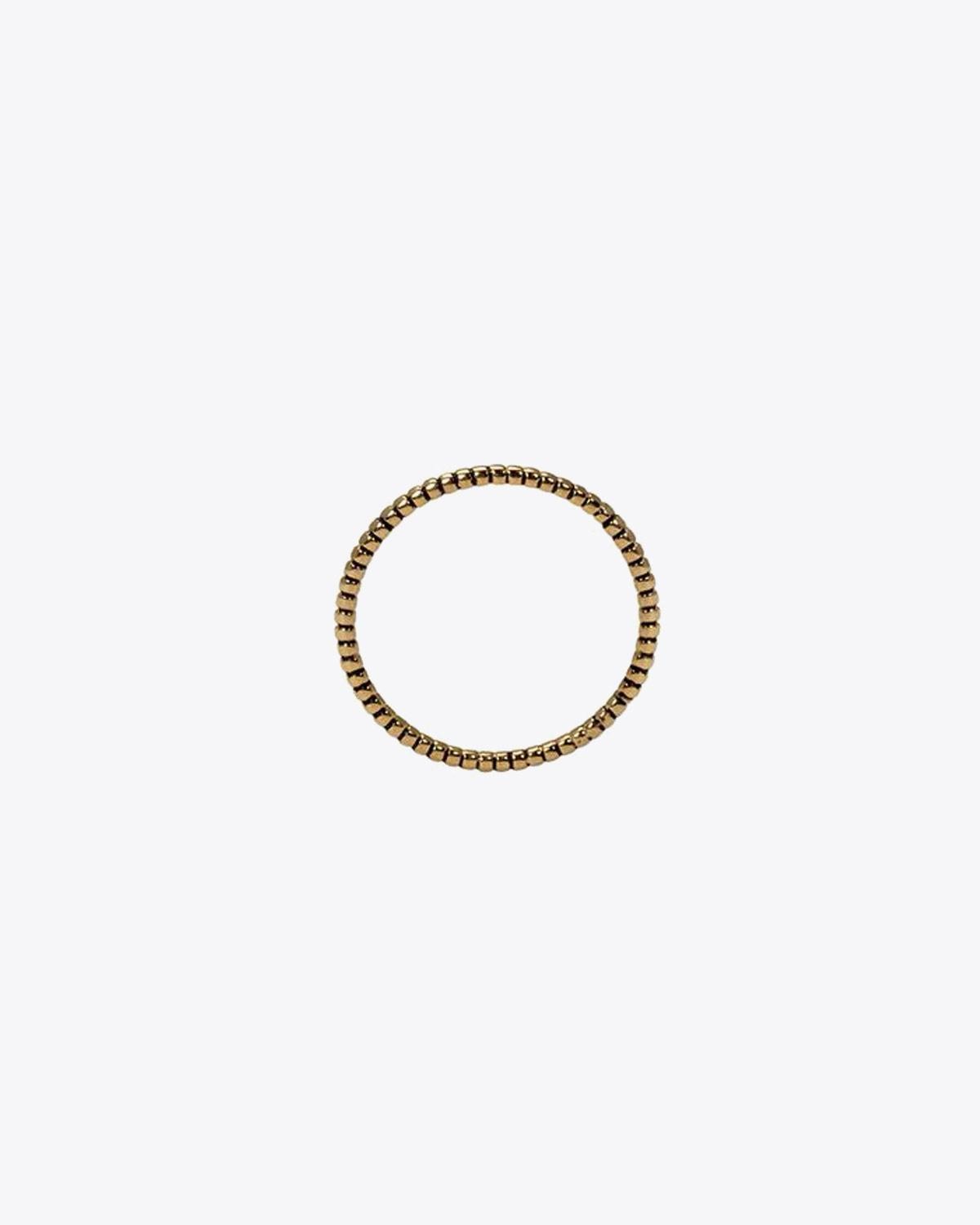 Feidt Bague Milgrain – Or Jaune 9k