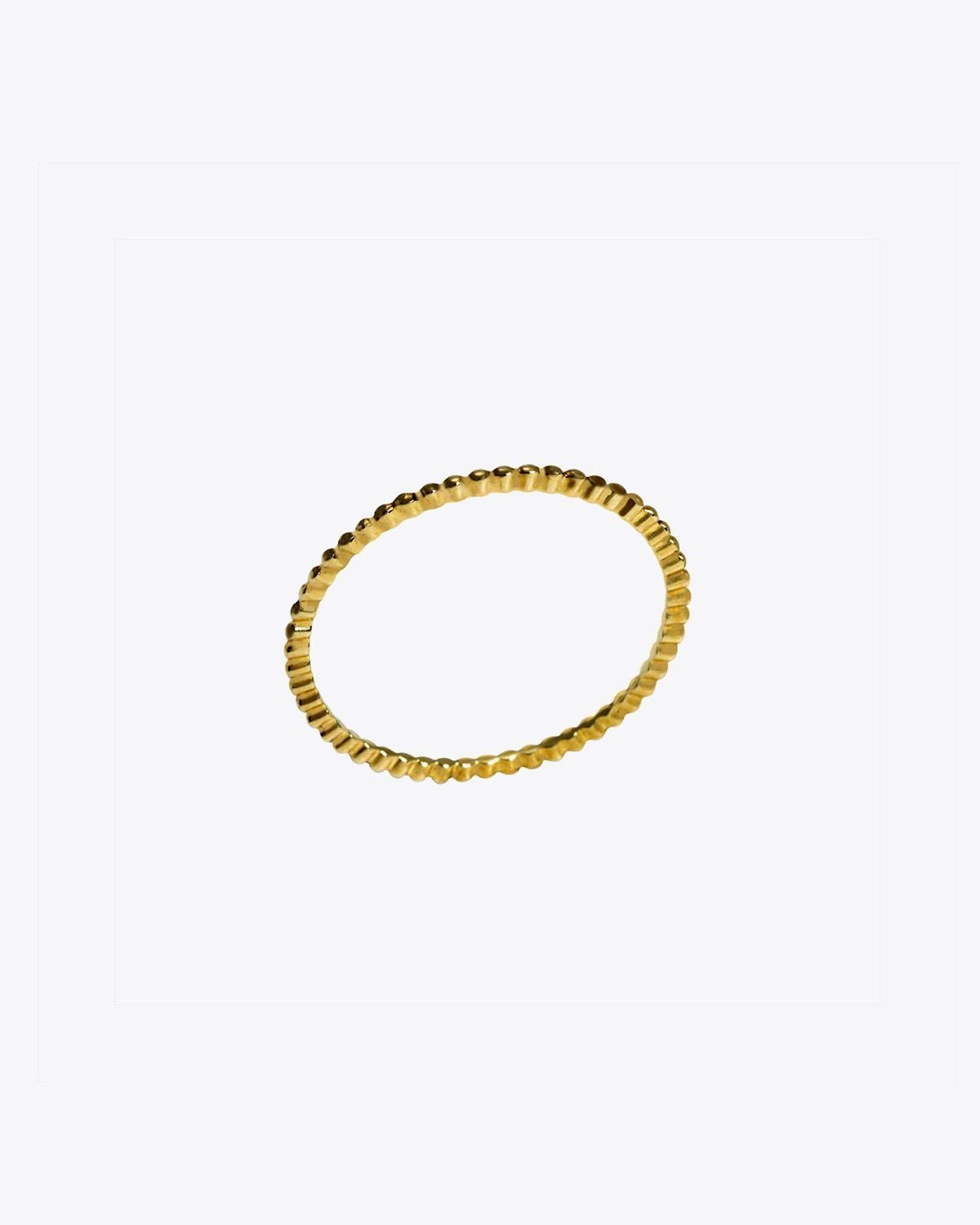 Feidt Bague Milgrain – Or Jaune 9k