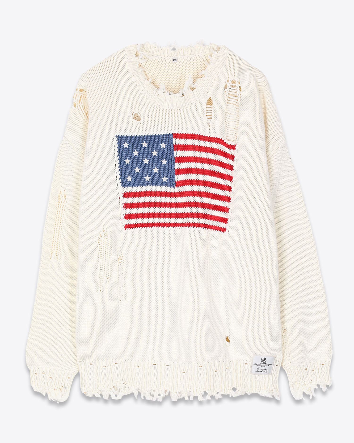 Denimist Flag Sweater – Ecru