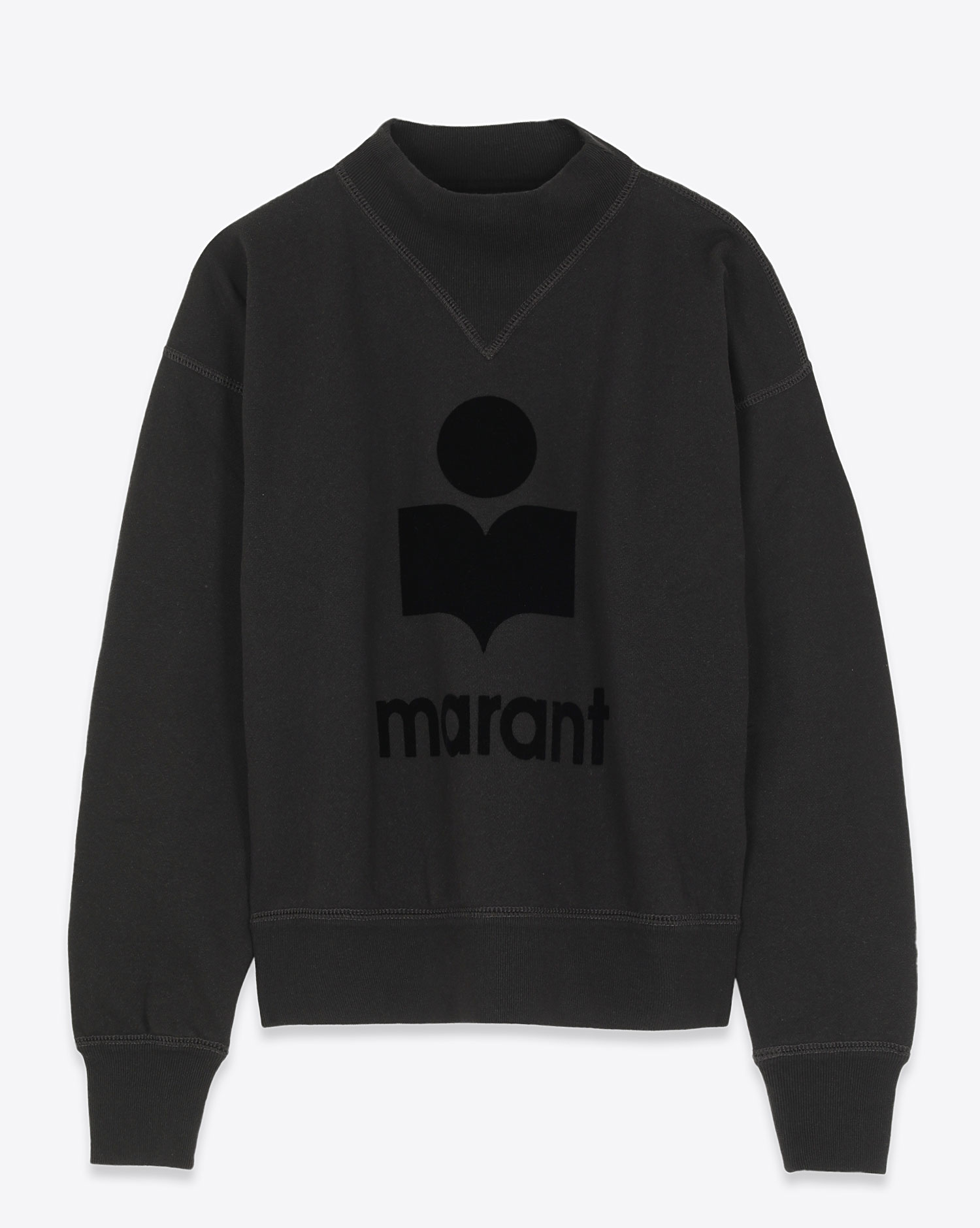 Isabel Marant Etoile Sweatshirt Moby – Noir Velours