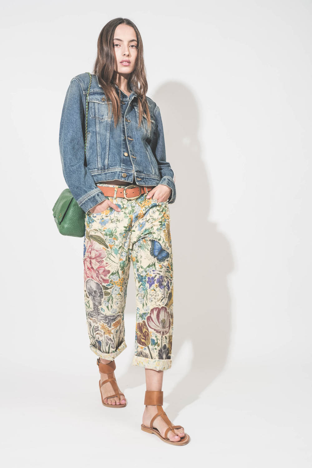 Golden Goose Femme Veste Jean – Bleu