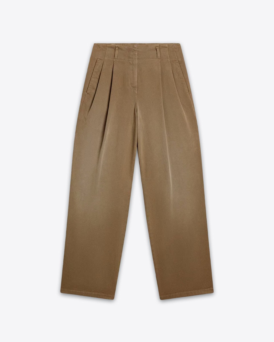Golden Goose Femme Pantalon Flavia – Kaki