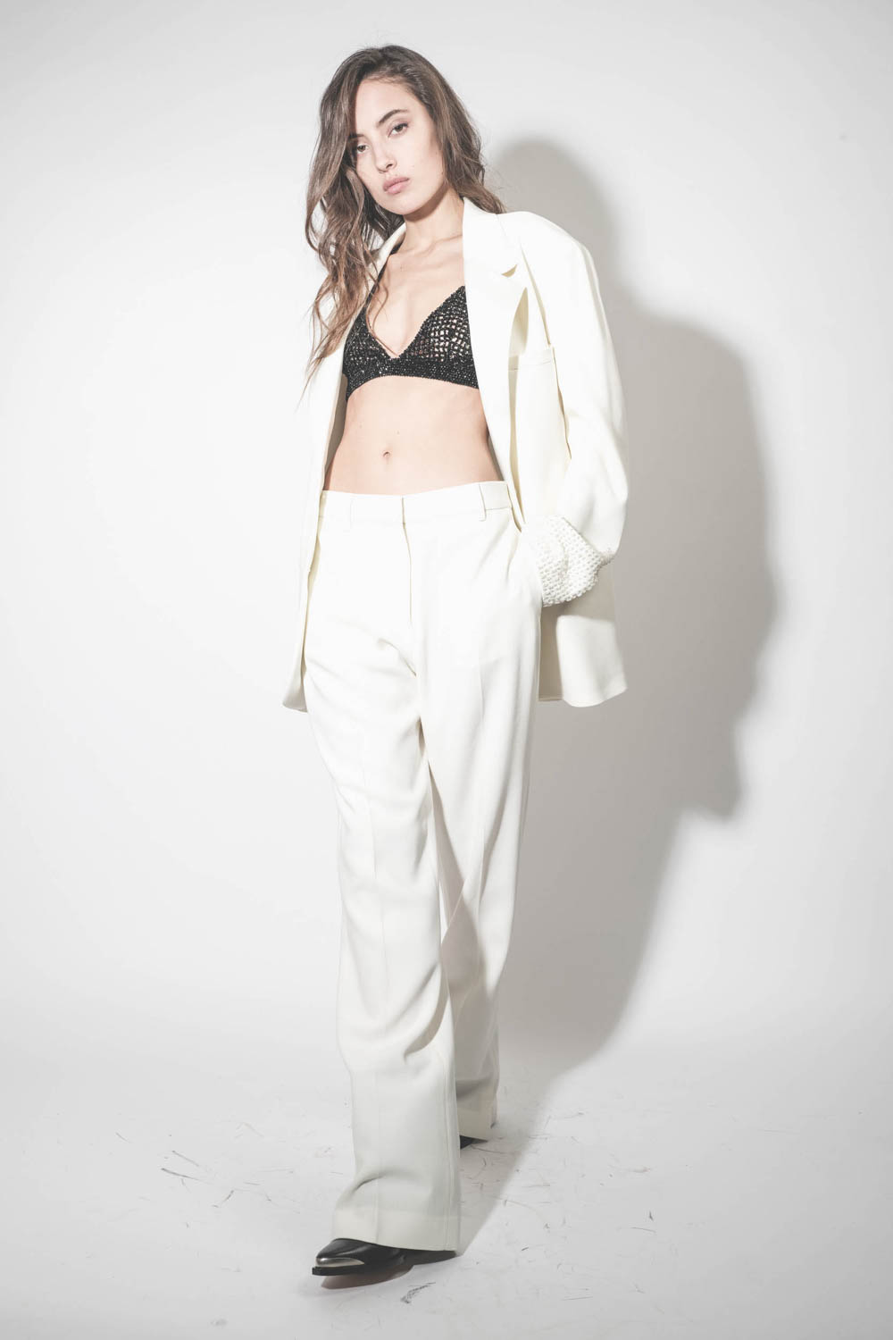 Golden Goose Femme Pantalon Fluide – Papyrus