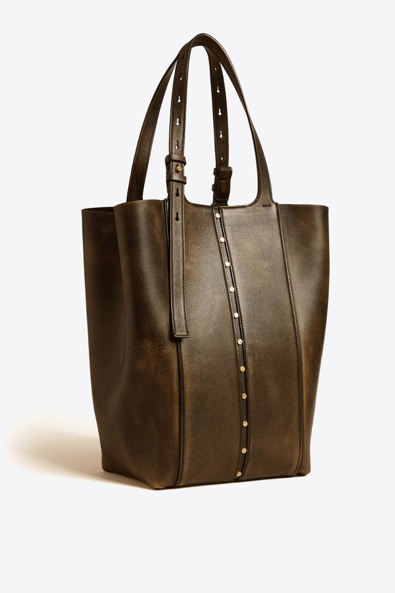Golden Goose Sac Shopping 24.7 – Cuir Noir Vintage