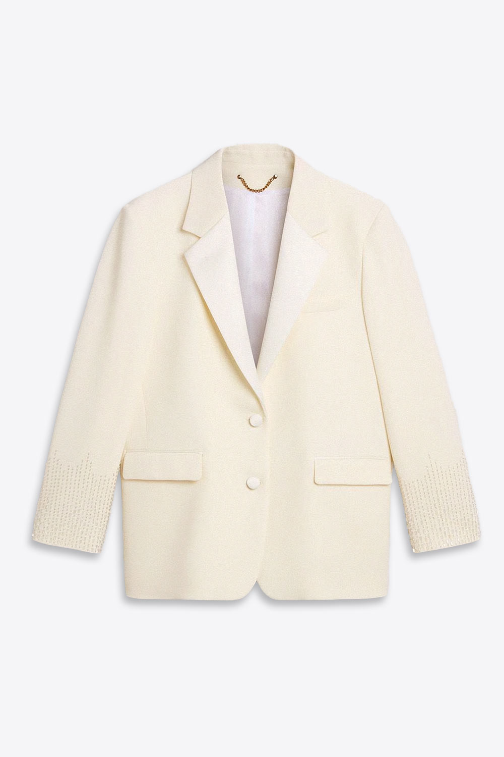 Golden Goose Femme Blazer Broderie Perles – Papyrus