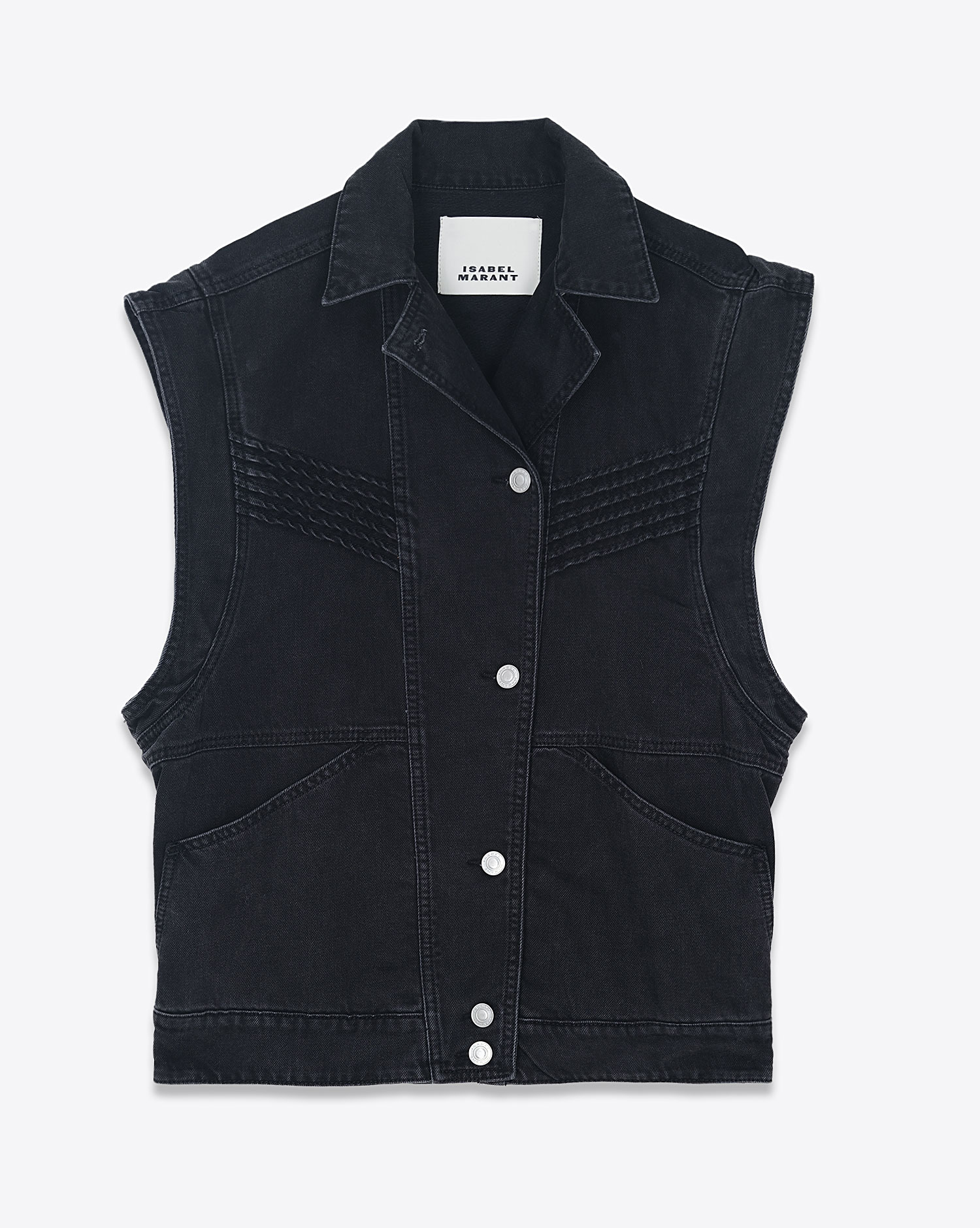 Isabel Marant Etoile Veste Harmon – Noir Délavé