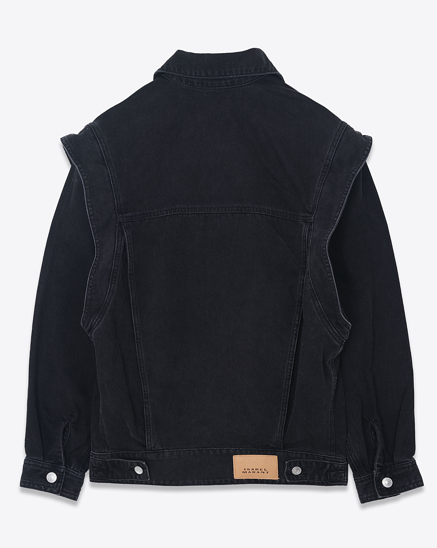 Isabel Marant Etoile Veste Harmon Noir Délavé