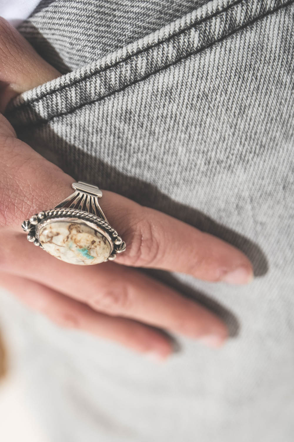 Harpo Bague Boulder – Cream 54