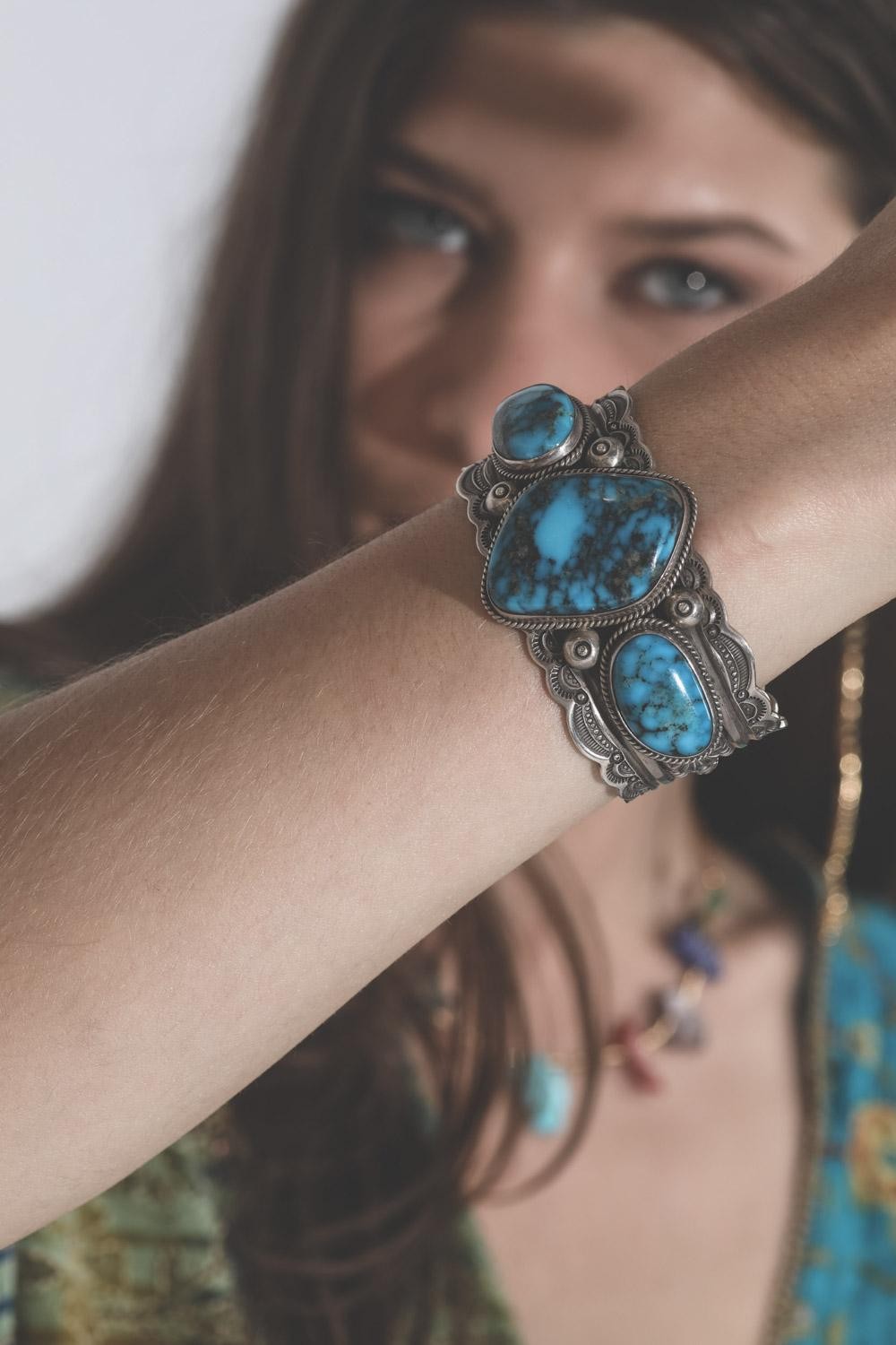 Harpo Bracelet - Turquoises Blue Thunder BRBT