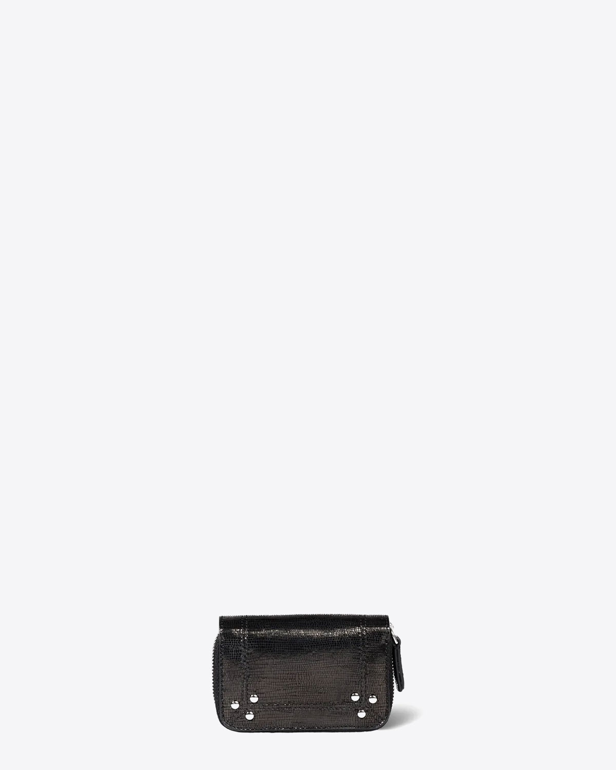 Jérôme Dreyfuss Accessoires Julien Lambskin Croco Emeraude
