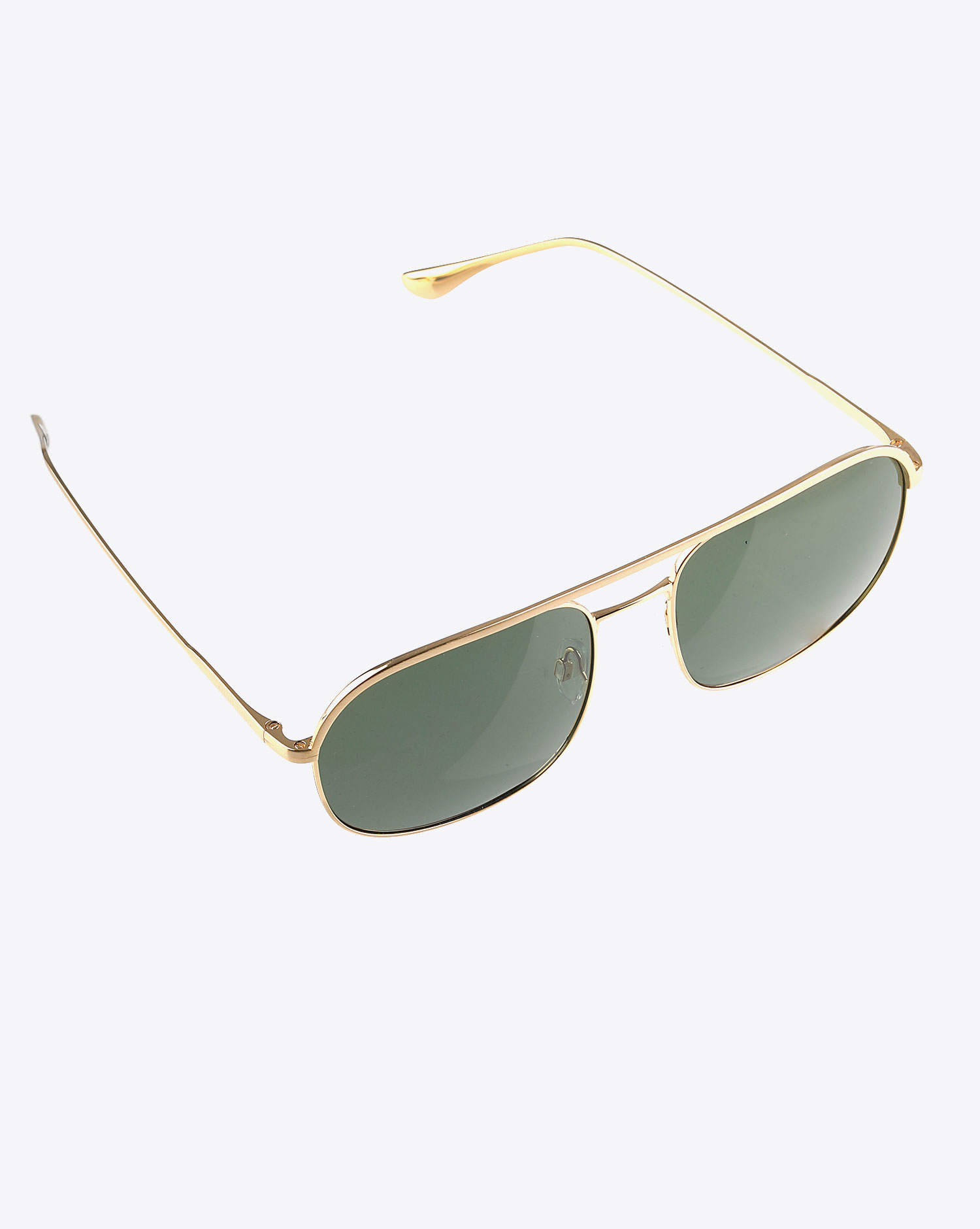 Lunettes Highland Anine Bing dorées. 
