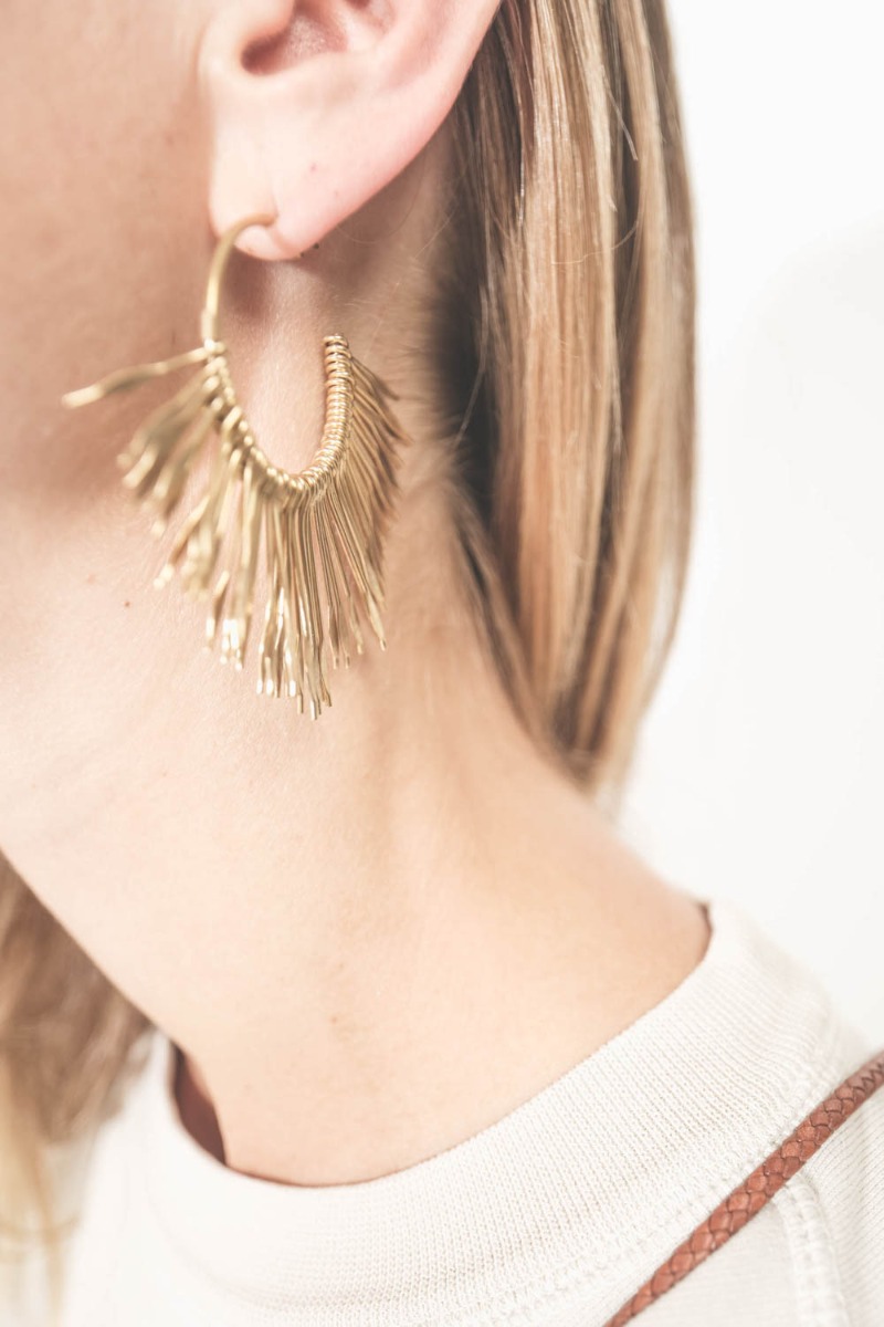 Isabel Marant Boucles d'Oreilles Aria – Métal Doré