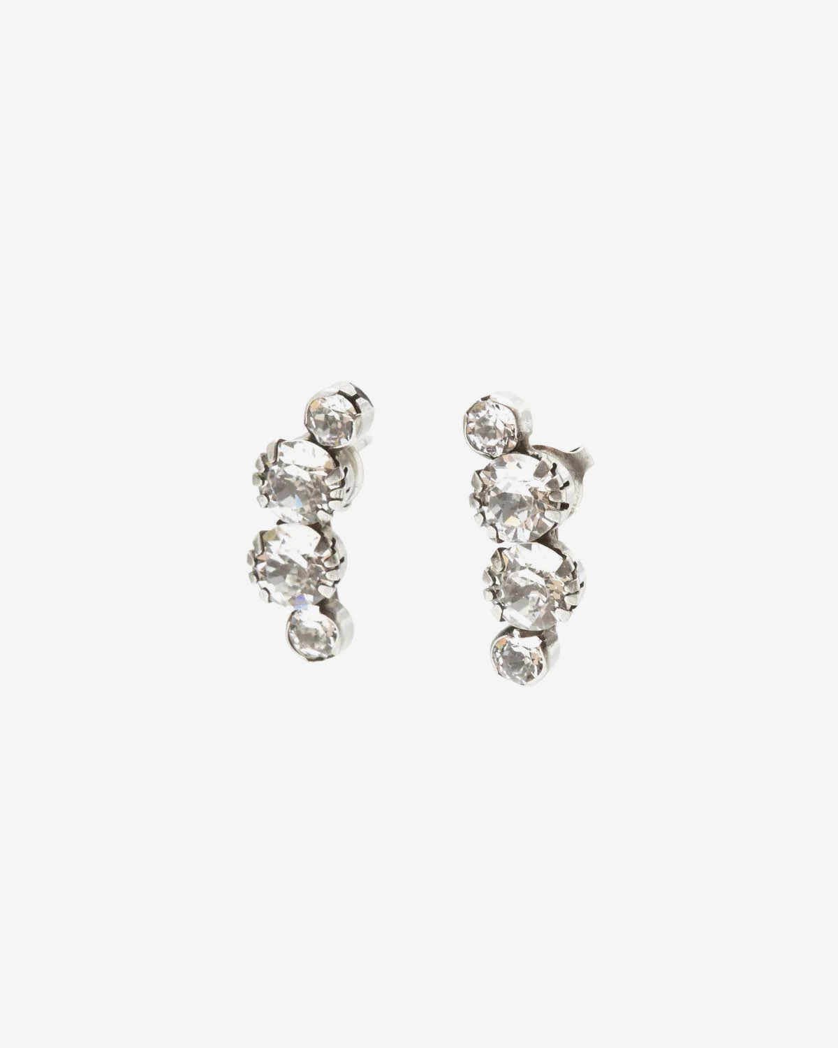 Isabel Marant Boucles d'Oreilles A Wild Shore – Métal Argenté et Strass