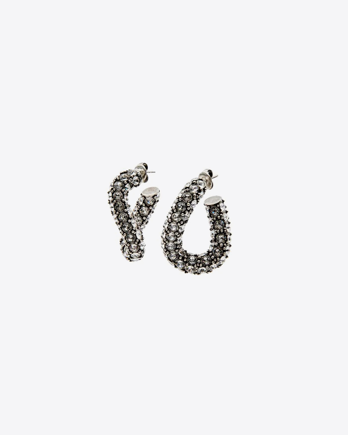 Isabel Marant Bo Funky Ring – Métal Argenté et Strass